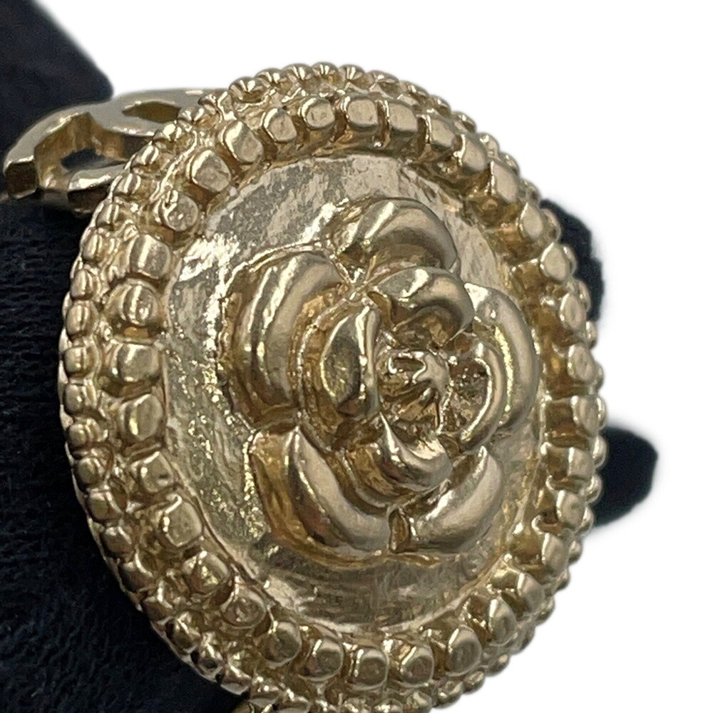 CHANEL Gold Logo Ring - Picture 6 of 7